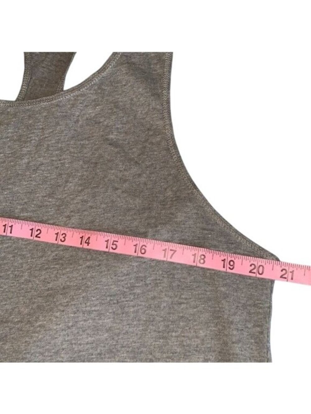 Kavio! Gray Racerback Tank Top X-Large Cotton/Polyester Blend Womens Casual Slee - Picture 7 of 8